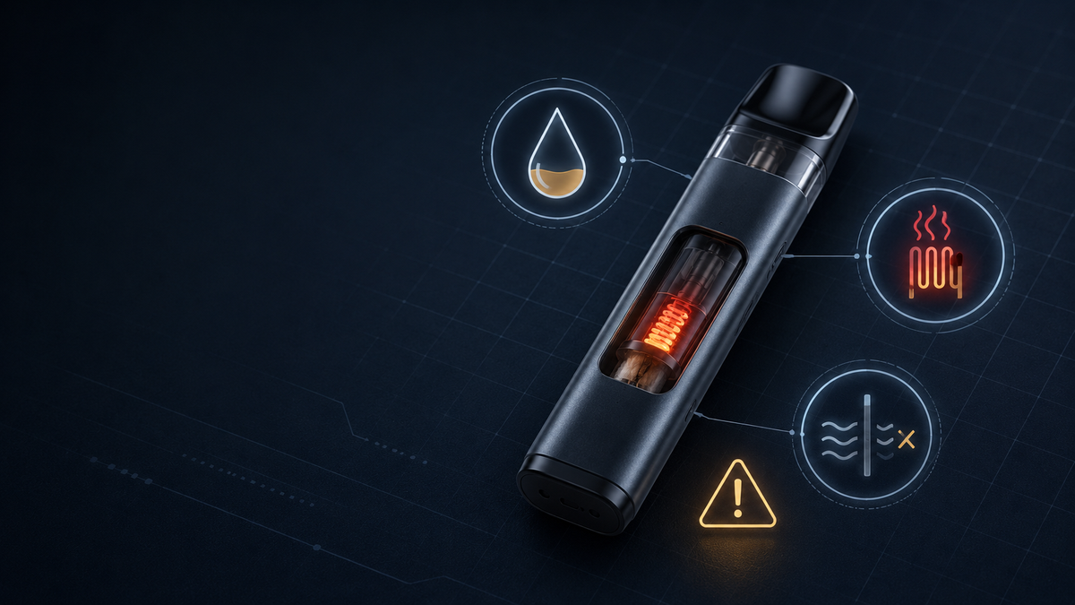 Why Does My Vape Taste Burnt? Common Causes and Safe Fixes